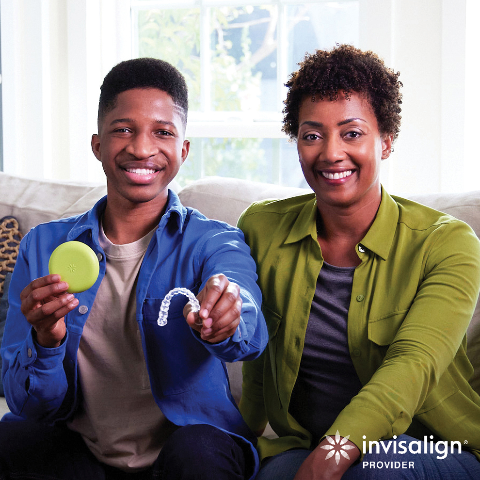 Mother With Son For Invisalign